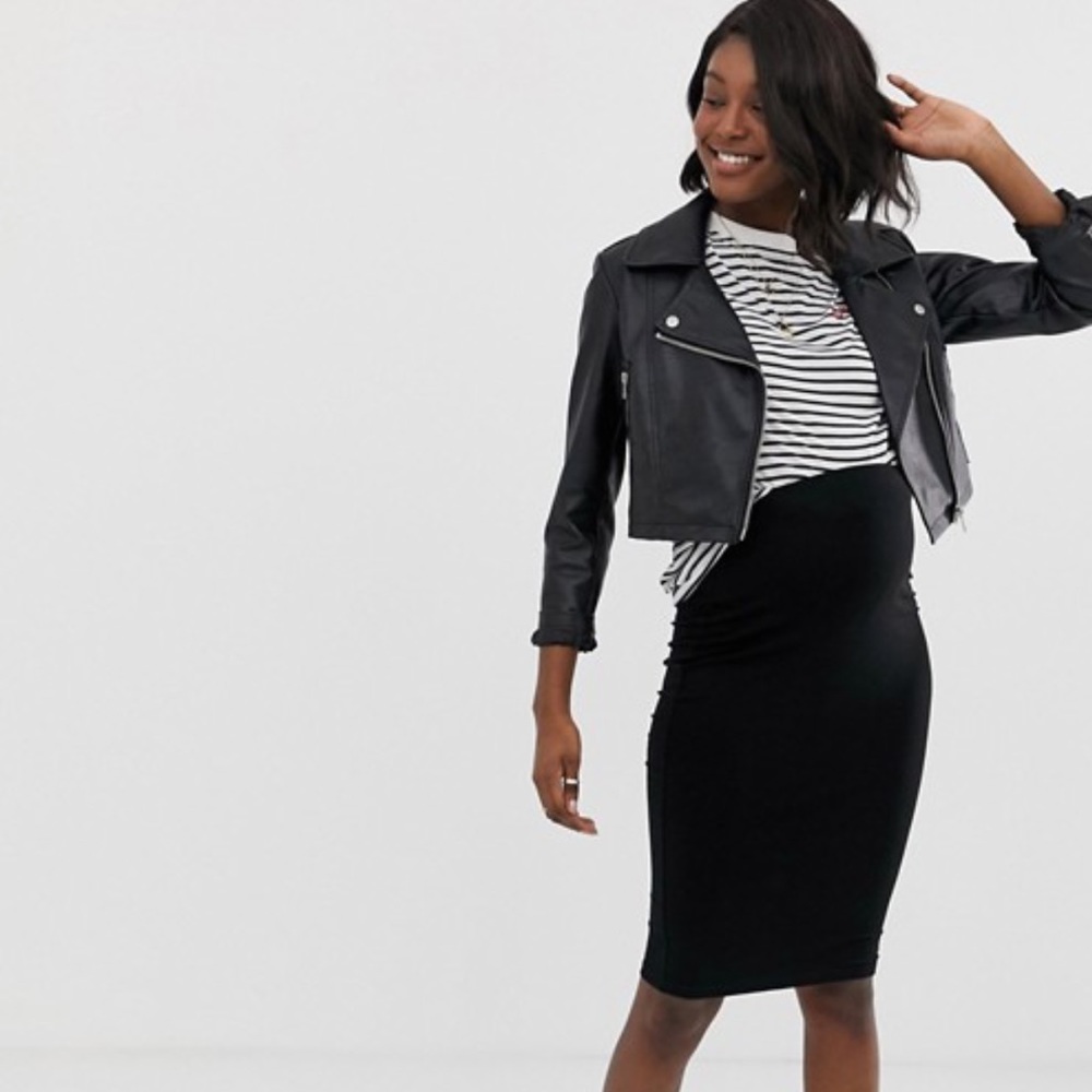 ASOS Design NWT Jersey pencil skirt